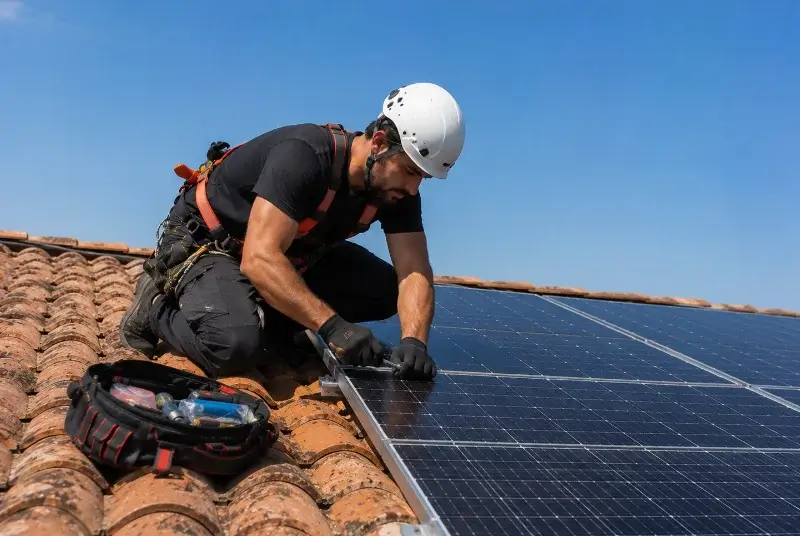 Maintenance et monitoring de panneaux solaires à Izeaux